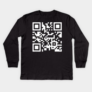 Fuck-You-QR-Code Kids Long Sleeve T-Shirt